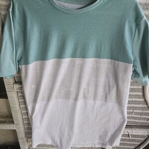 Under Armour Mint and White Short Sleeve Tee